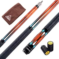 Los mejores  - CUESOUL 58 Pulgadas 19 Oz Medio Articulado de Arce de Billar Pool Cue